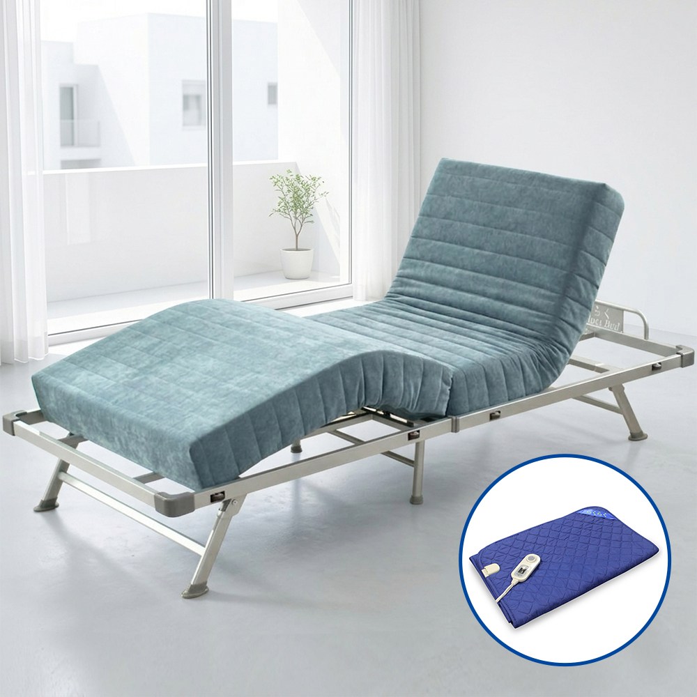 라꾸라꾸전동침대 1인용 싱글 포켓스프링 접이식침대 온열매트포함 KT008NEW 567,000원