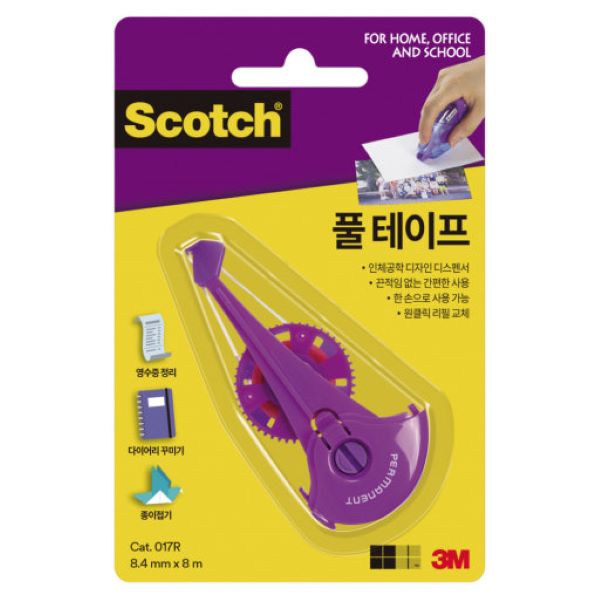 쓰리엠 투명양면테이프리필 017R 8.4mm x 8m 17,030원