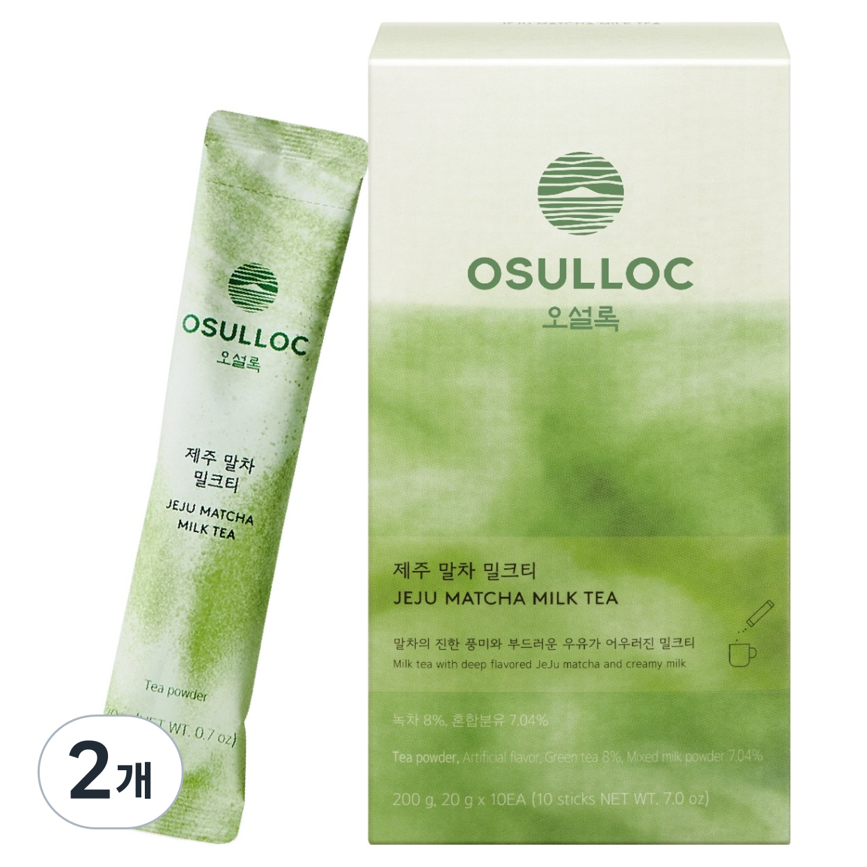 오설록 제주 말차 밀크티 분말스틱 19,490원