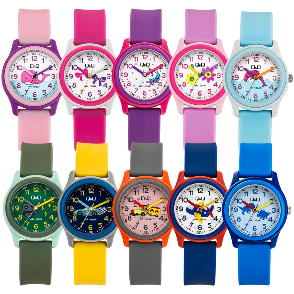 큐앤큐 아날로그 캐릭터 10기압 방수 학습 교육용 어린이날 아동 초등학생 어린이집 손목시계 21,000원