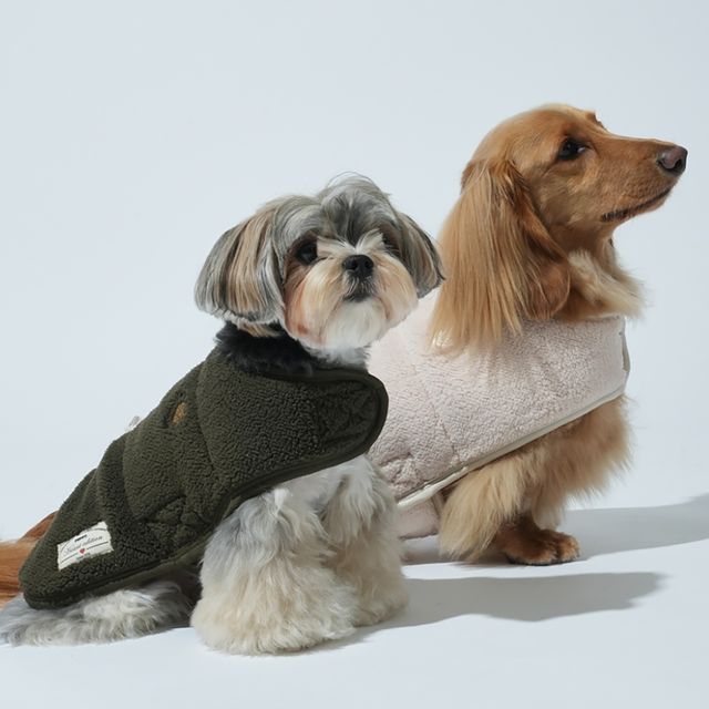 M-5XL 퍼피갤러리 스너글 하트 판초형 베스트 겨울 강아지옷 닥스훈트 대형견옷 제라미펫 38,000원