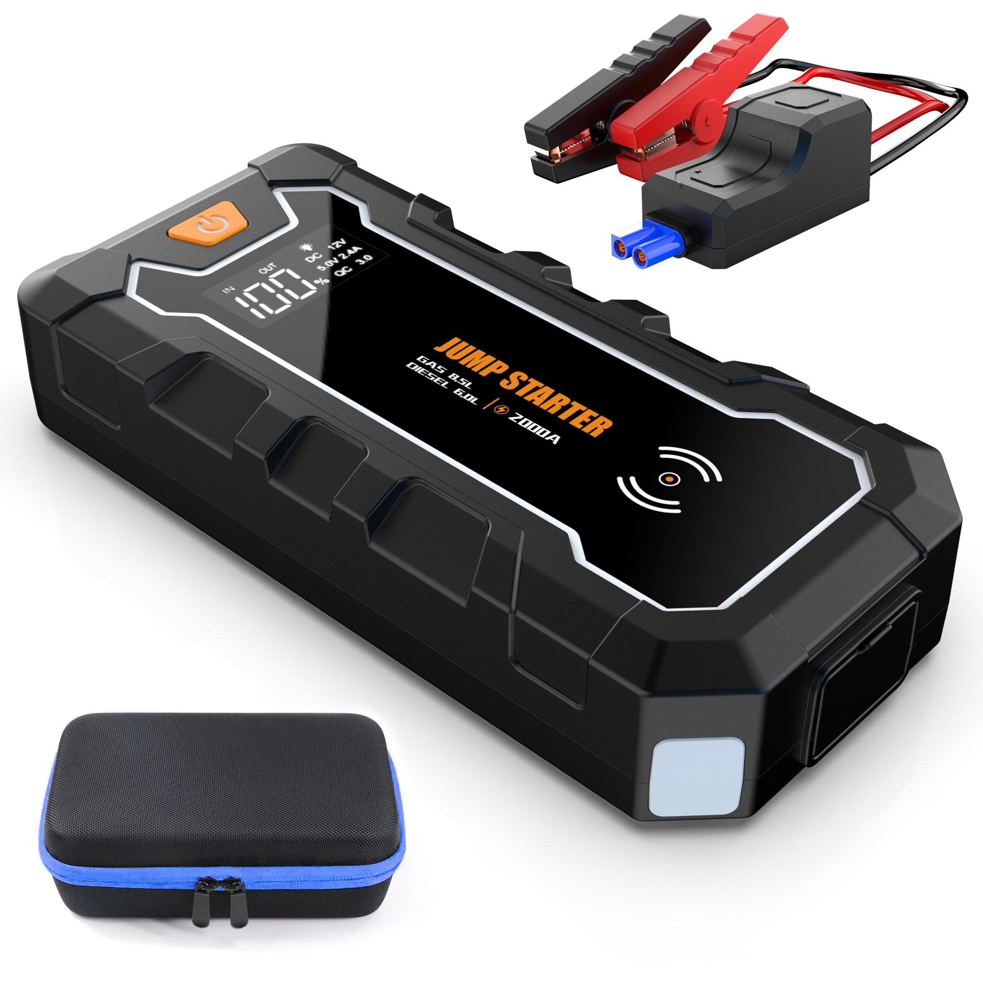 풀라로스 보조배터리 긴급시동 점프스타터+스마트 점프 케이블+ 파우치백 22200mAh, 22200mAh, 1개 98,000원