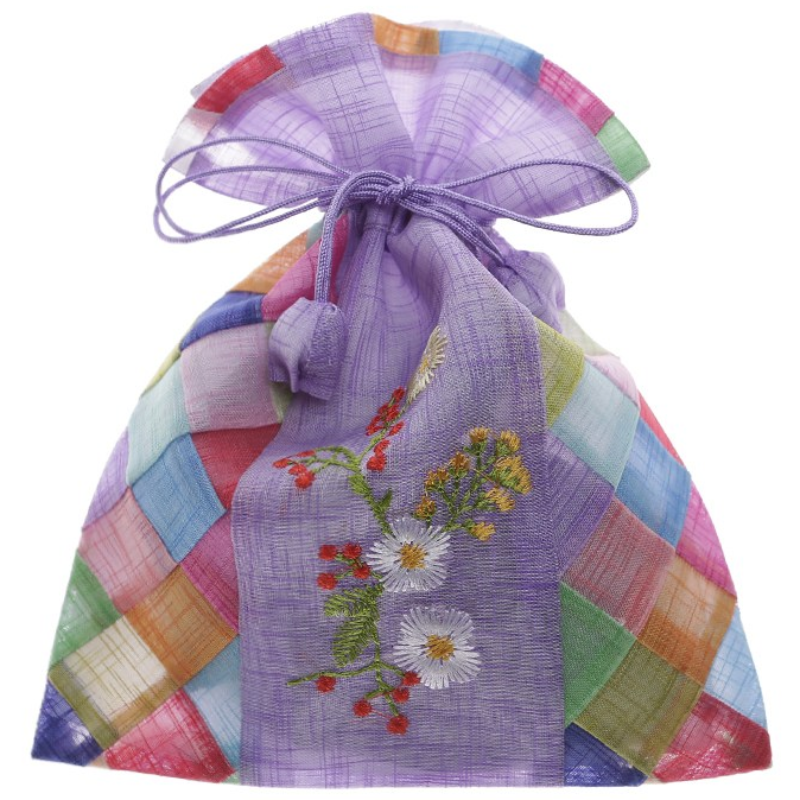 율아시아 모시 자수 복주머니 선물주머니 답례품포장, 랜덤발송 5,000원