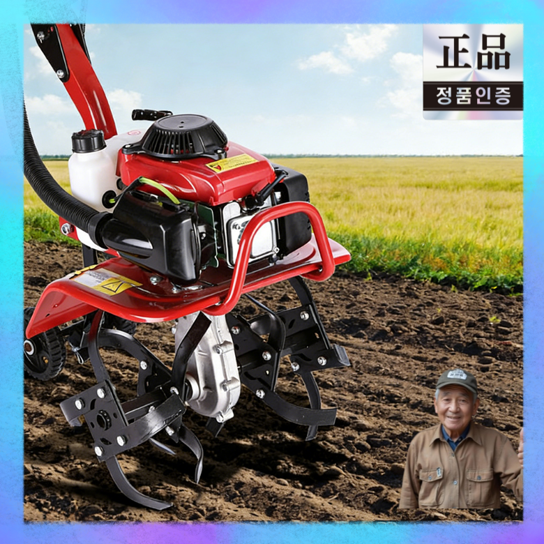 한신산업 힘쎈 관리기 경운기 농기계 로터리 로타리 미니 농업용 소형 트랙터 텃밭관리기, 1개 286,900원