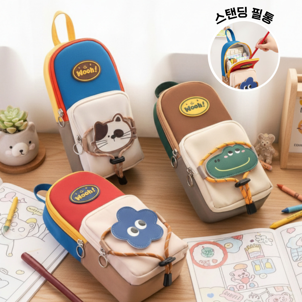 스테포나 초등학생 필통 학생 귀여운 펜파우치, 1개, 몽글구름 11,900원