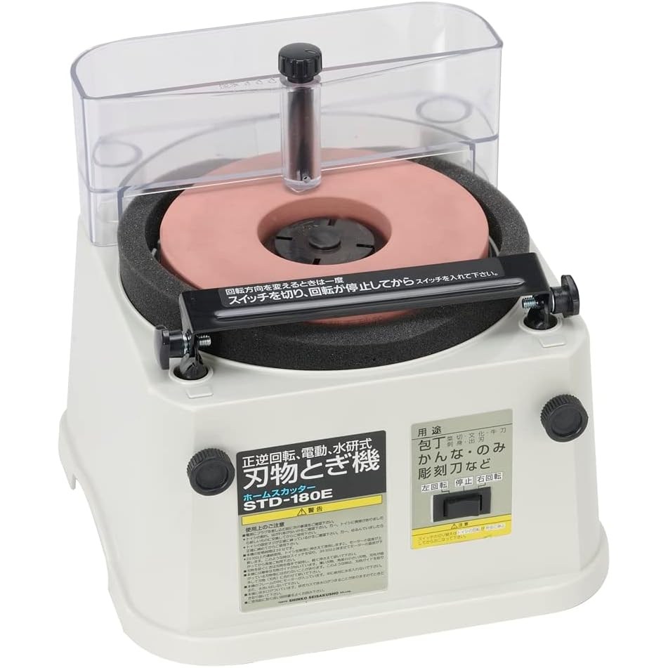 신흥 제작소 홈 스카다 STD-180E 신코 습식 자동 전동 칼갈이 기계 수냉식 1000방 숫돌 업소용 식당용 연마기 탁상 그라인더 화이트 148,830원