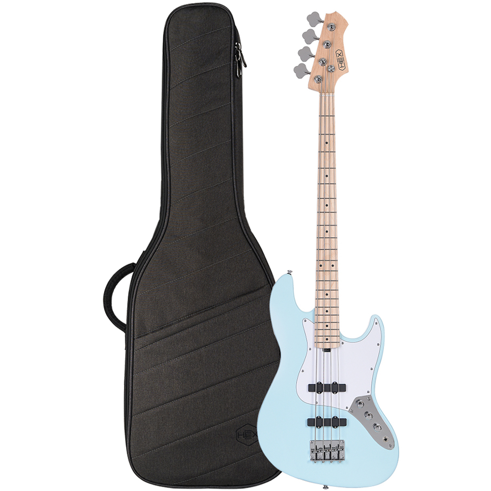 헥스 입문용 베이스 기타, B100M S/PBL, PASTEL BLUE, 1개 310,000원