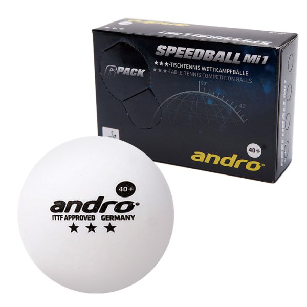 안드로 스피드볼 Mi 1 3성 플라스틱 탁구공 6EA, 화이트, 6세트, 6개입 10,800원