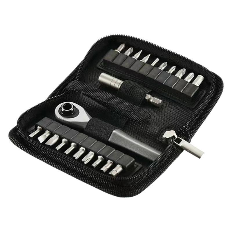 22in1 다용도 래칫 렌치 자석 드라이버 비트 휴대용 세트, 1세트 16,200원