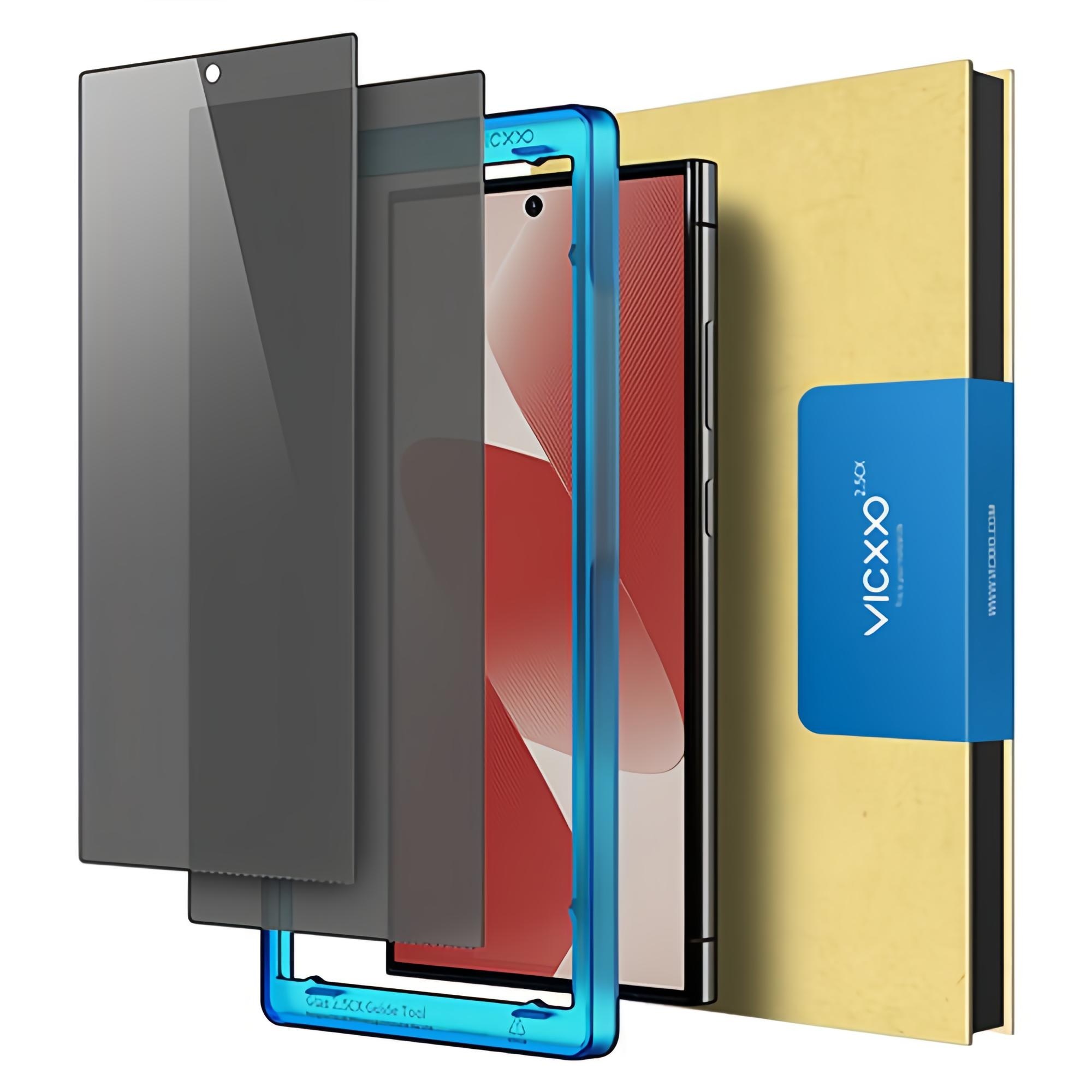 빅쏘 9H 고경도 갤럭시 지문인식 사생활보호 프라이버시 강화유리 휴대폰 액정보호필름 2매 + 부착가이드 11,900원