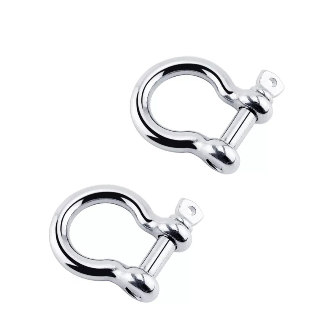 SUS 스텐 샤클 샥클 사클 슬링벨트 연결고리 견인 후크 와이어 체인 1/4 5/16 3/8 1/2, 1개 3,990원