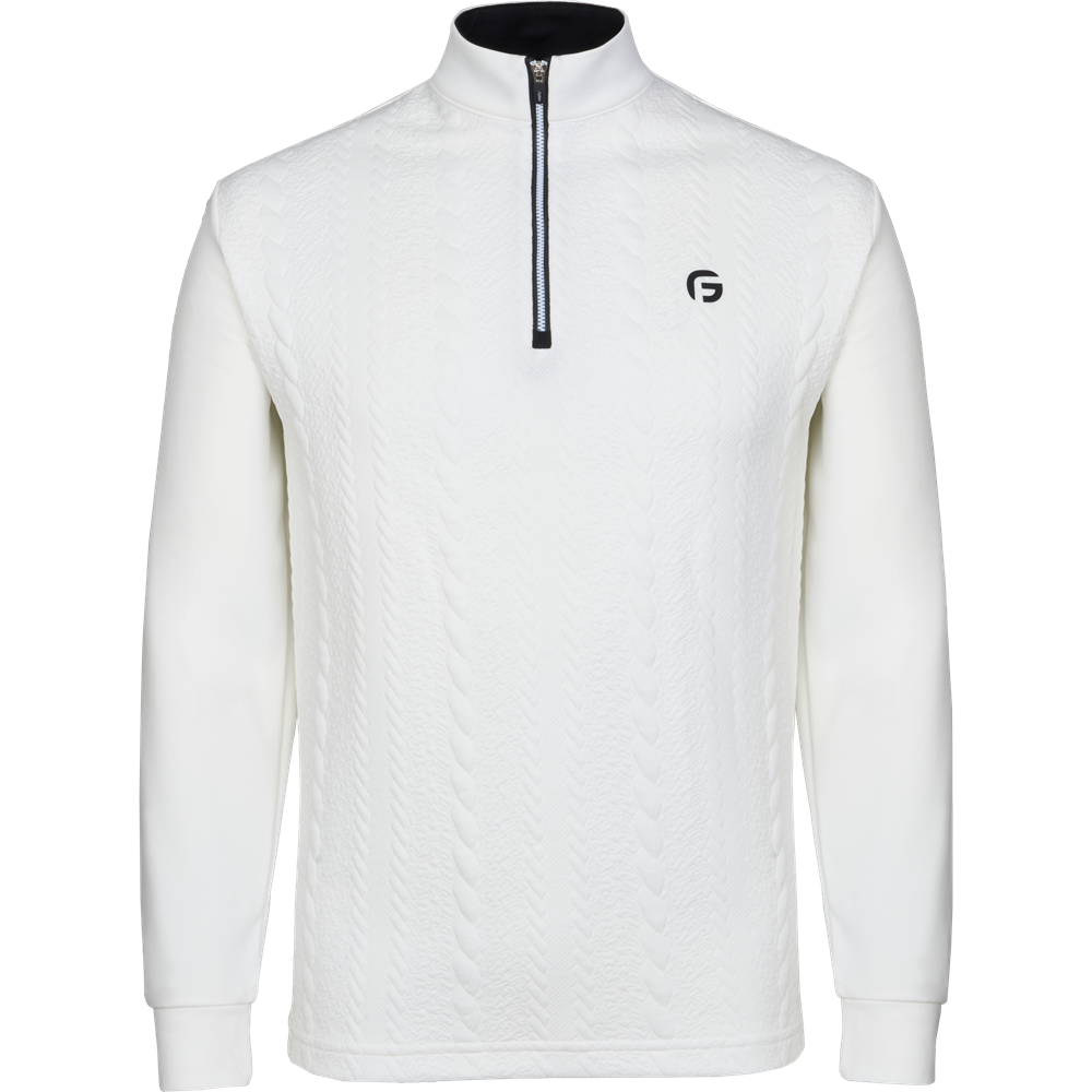 조르지오페리 골프  남성  케이블 패턴 하프넥 집업 티셔츠 28,700원