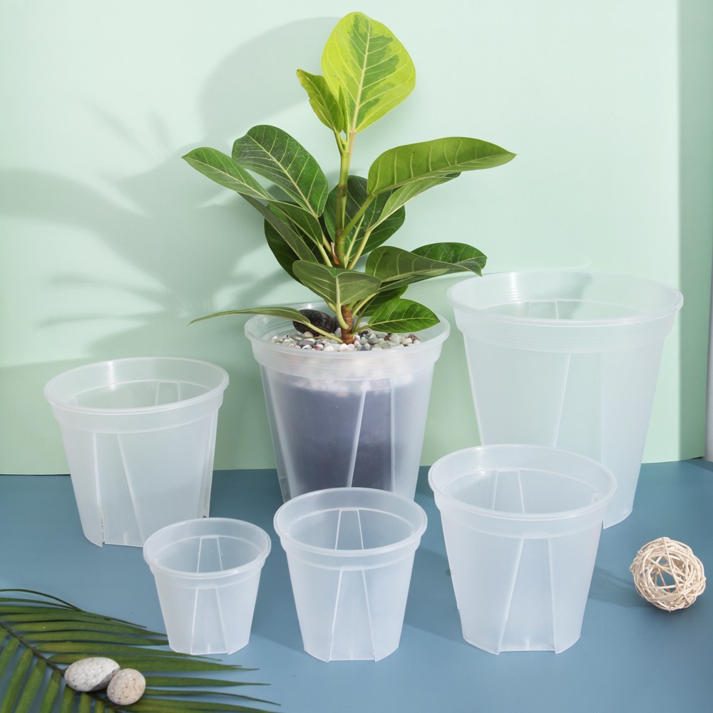 세경팜 플라스틱 투명 슬릿화분 원형  슬릿분 제라늄 삽목 분갈이 9,500원