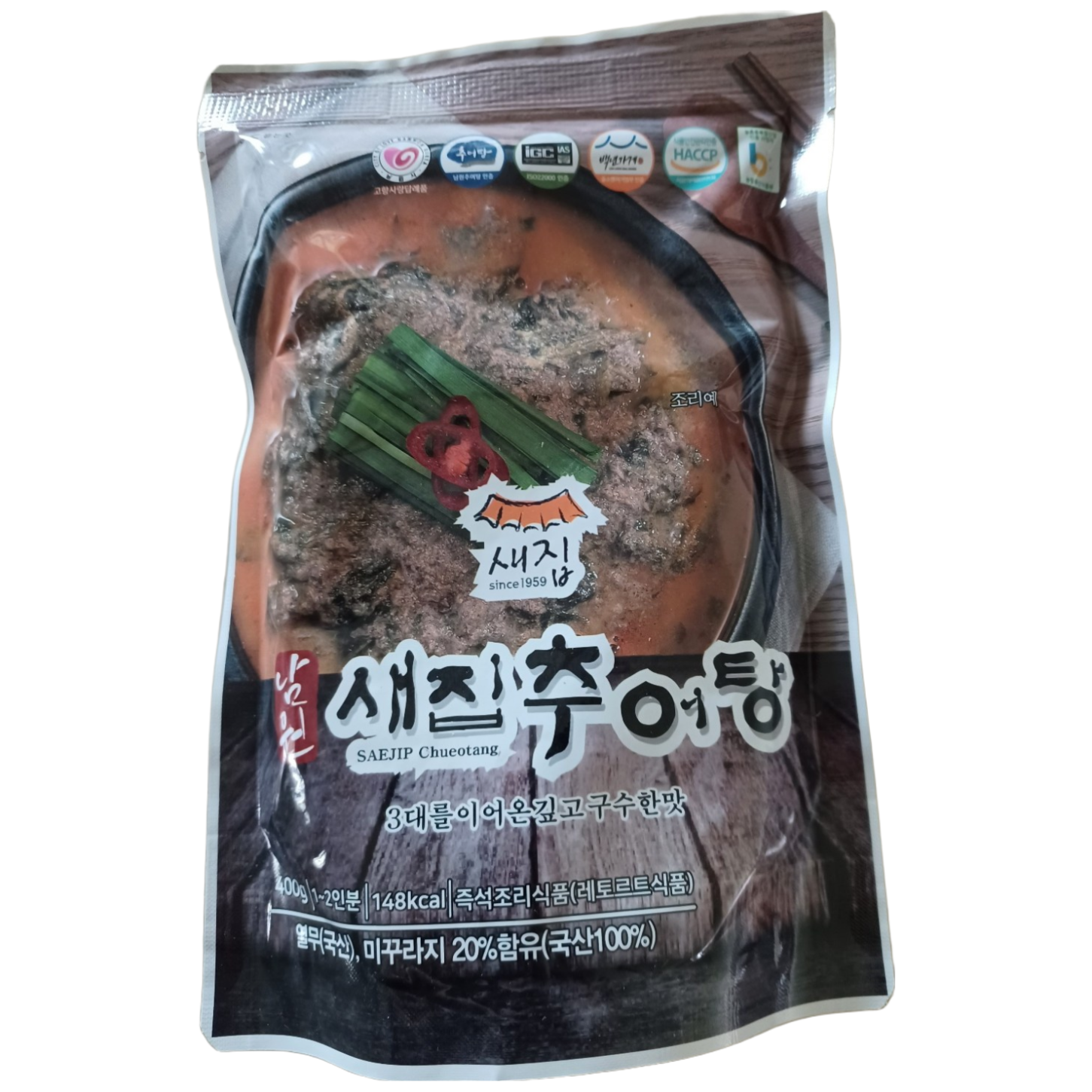남원 유명 맛집 새집추어탕(400g x 5팩) 100%국내산 미꾸라지로 만든 남원추어탕/해썹인증 제품, 5개, 400g 33,000원