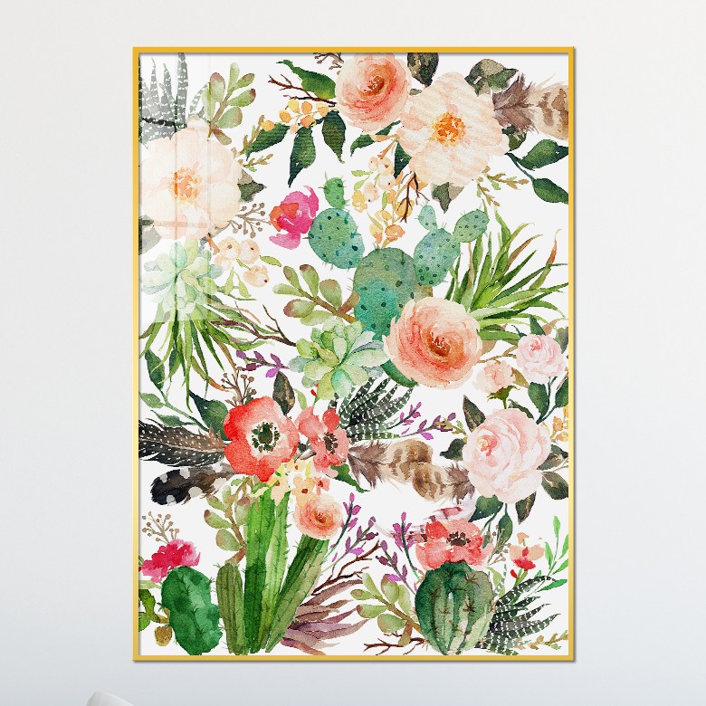 아트블루 북유럽 보태니컬 아트 선인장 식물 그림 인테리어 액자 29,900원