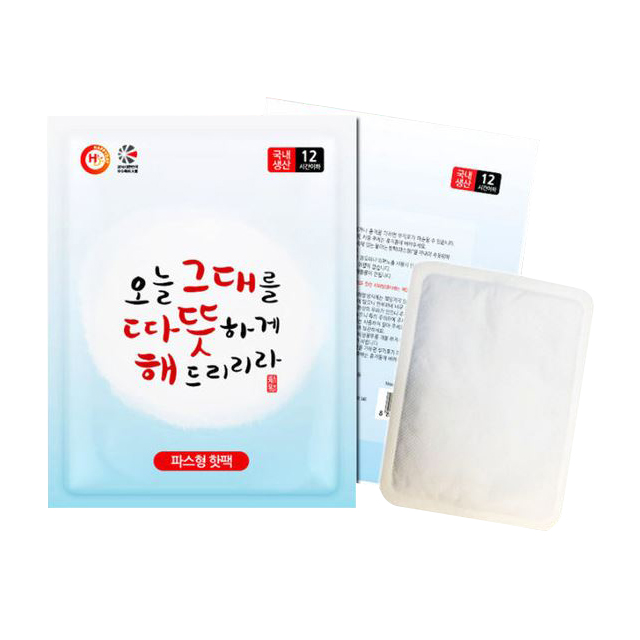 해피데이 국내생산 따뜻해 핫팩 파스형 50gx25개, 25개 9,000원