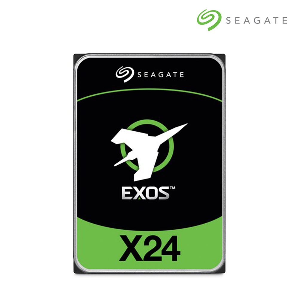 씨게이트 EXOS X24 24TB ST24000NM007H 3.5 기업용 하드디스크 (7,200RPM/SAS/512MB) 1,319,000원