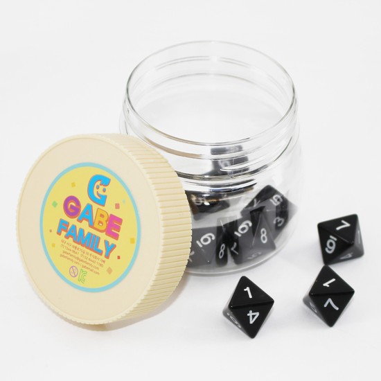 (가베가족)KS5023 큰솔스토밍 팔면체 주사위 10개세트 6,020원