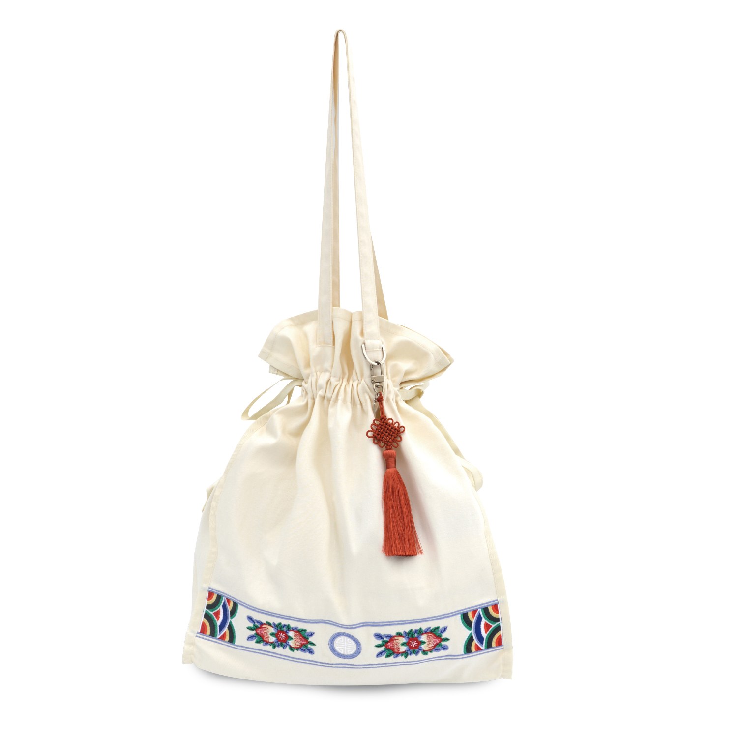 미미달 궁보 자수 복조리 에코백 69,400원