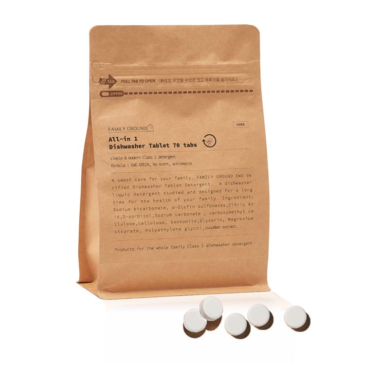 패밀리그라운드 올인원 식품첨가물 1종 타블렛 식기세척기세제 70p 27,540원