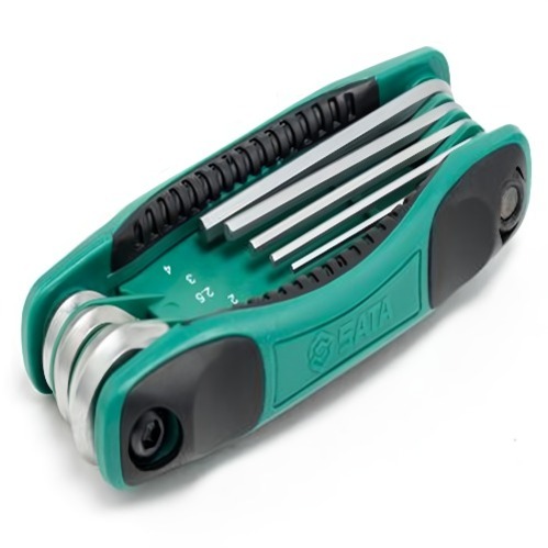 사타 접이식 육각 렌치 8종 세트 09121 8,500원