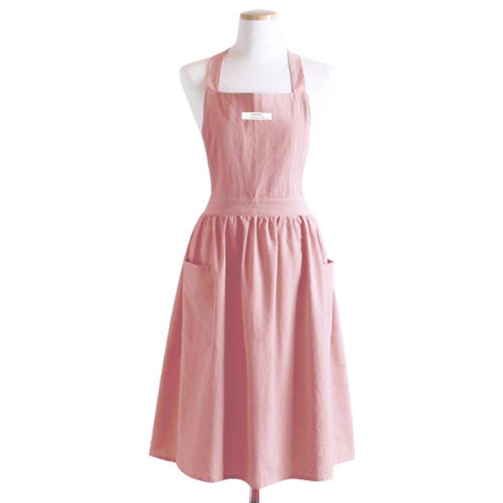 젊은이마켓 북유럽 린넨 베이직 앞치마, 인디핑크, 1개 13,810원