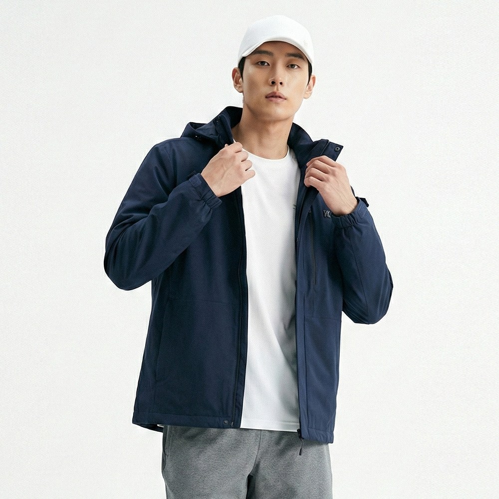 <김영주스포츠> 남성 바람막이 후드 자켓_지퍼 포켓 탈부착후드 윈드락 69,870원