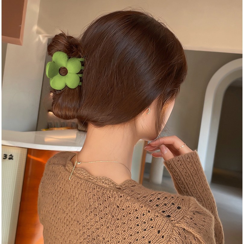 미다미 컬러플 볼륨 플라워 올림머리 집게핀 1182 5,000원