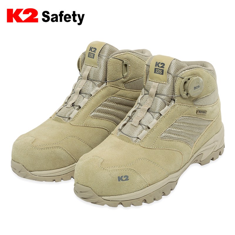 K2 SAFETY 다이얼 안전화 K2-126BE 보통 작업용 에어메쉬 사막화 작업화 95,000원