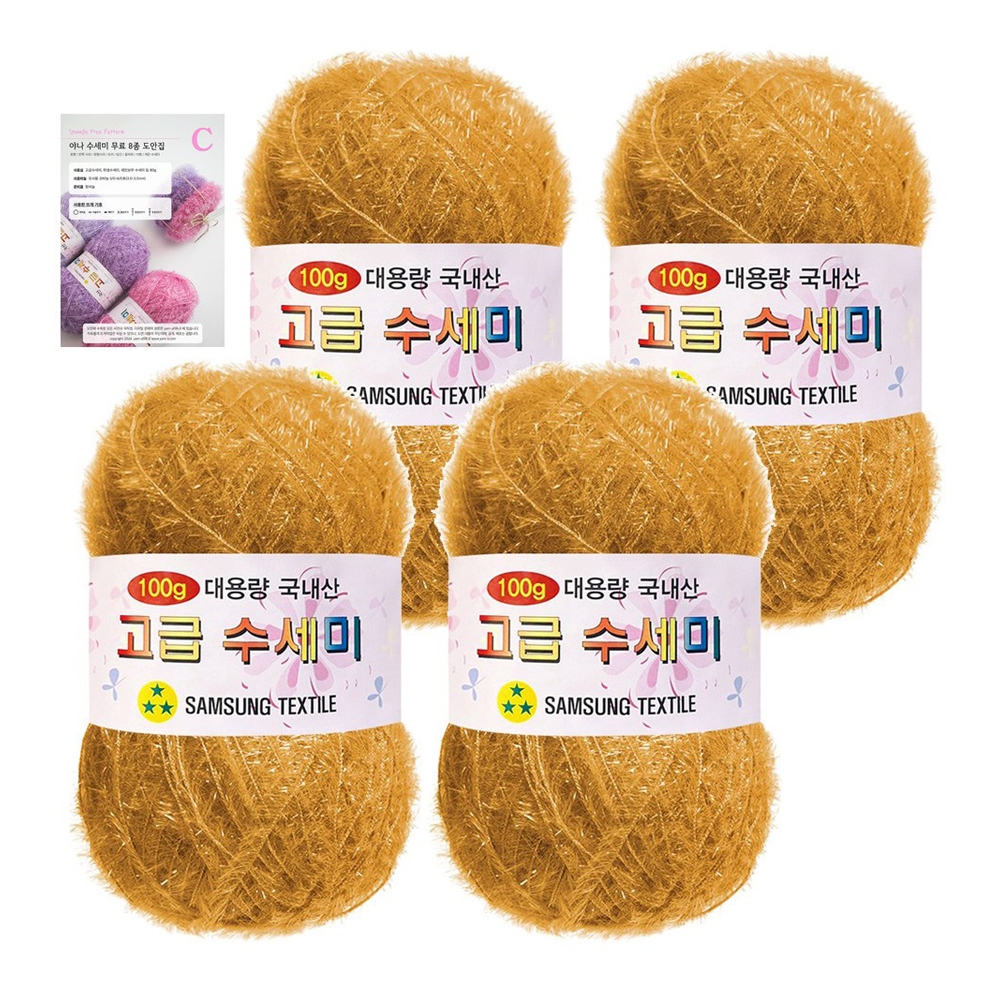yarna 대용량 수세미 100g x 4p + C 인쇄도안 8종 세트 12,690원