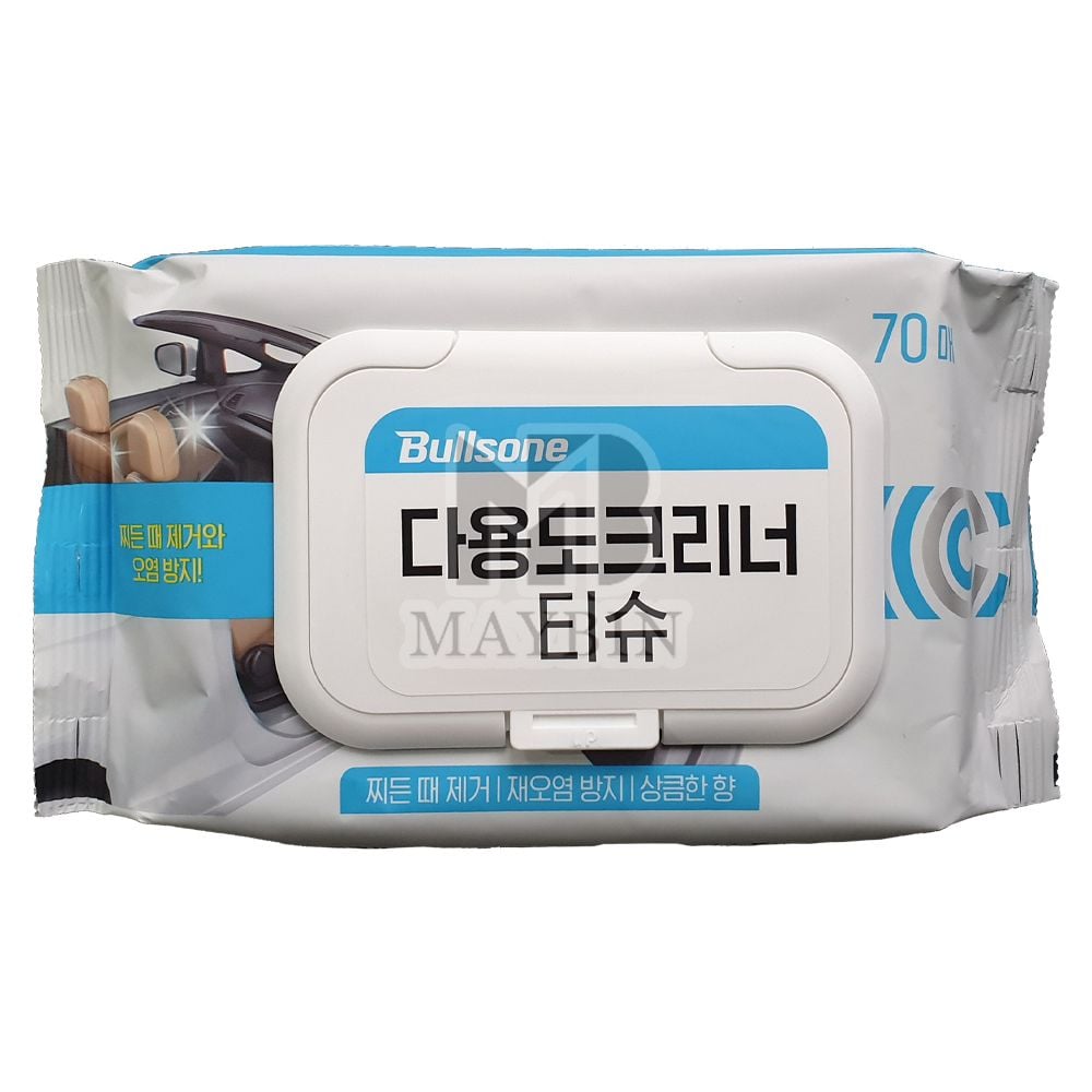 불스원 다용도크리너티슈 티슈 다용도크리너 천연가죽 김서림방지 유막제거 발수코팅 크리스탈 레자왁스 레인OK, 1개, 현재가 4,590원