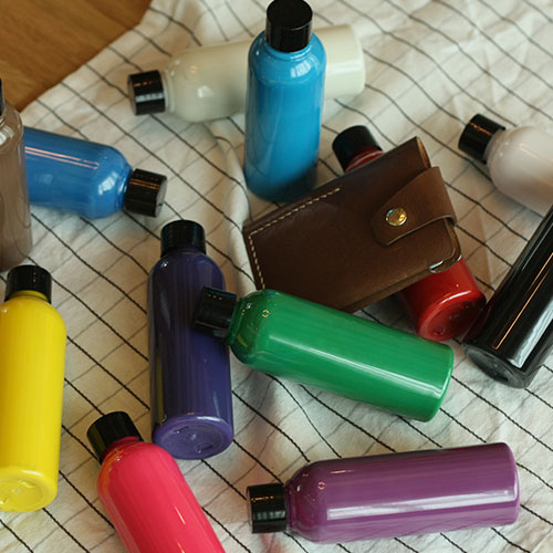 [공방공구] 가죽공예 엣지코트 엣지페인트 기리메 약물 단면마감제 50ml 100ml, 스카이블루, 1개 4,970원