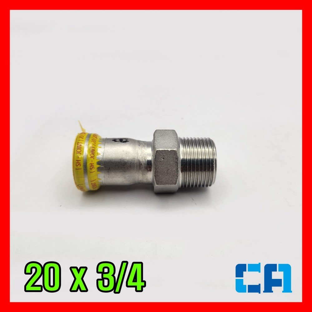 SR부속 숫아답타 CM 20 x 3/4 압착 몰코부속 SU파이프 5,100원