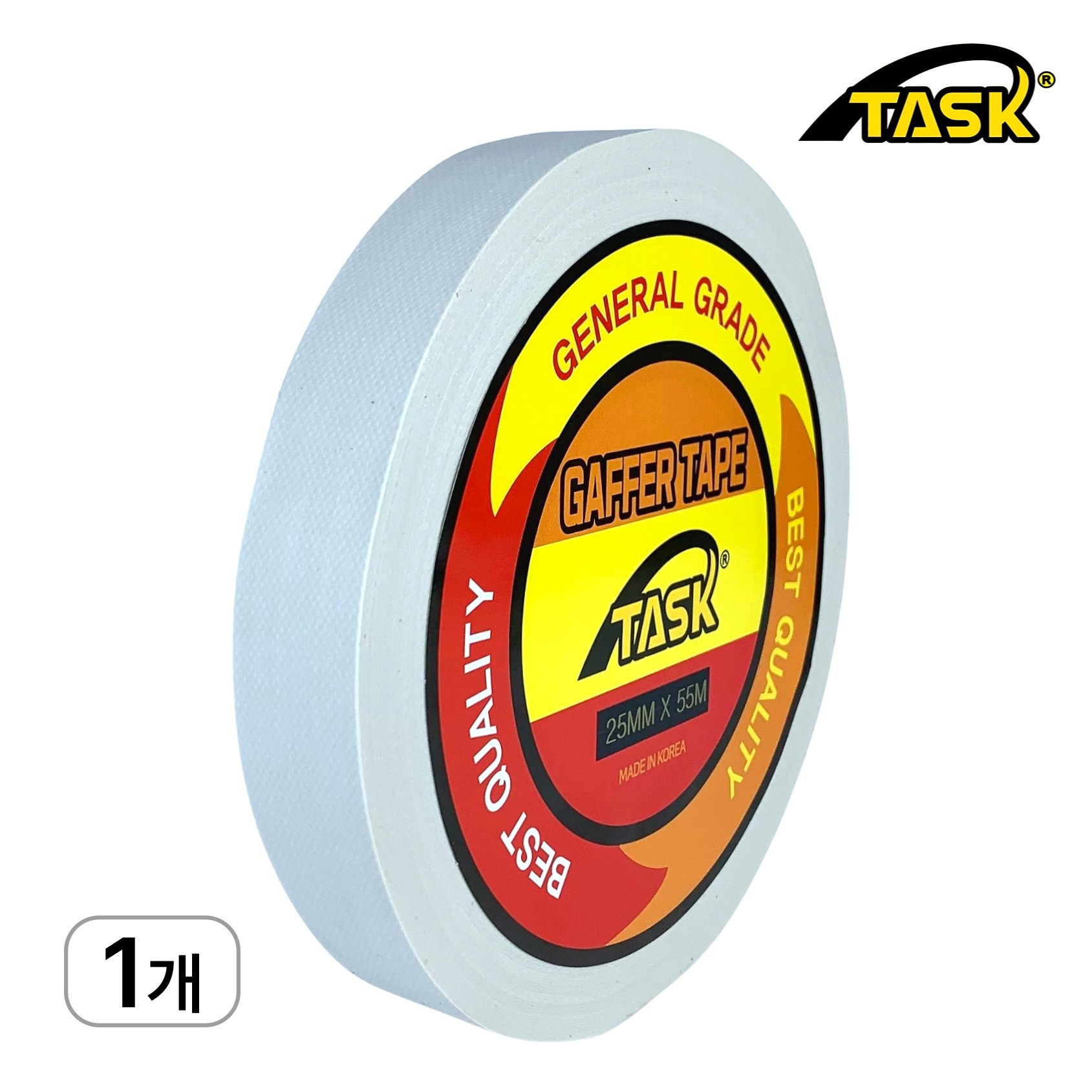 테스크 수출용(국내산) 개퍼테이프 무광 면테이프 25MM X 55M, MATT WHITE 9,900원