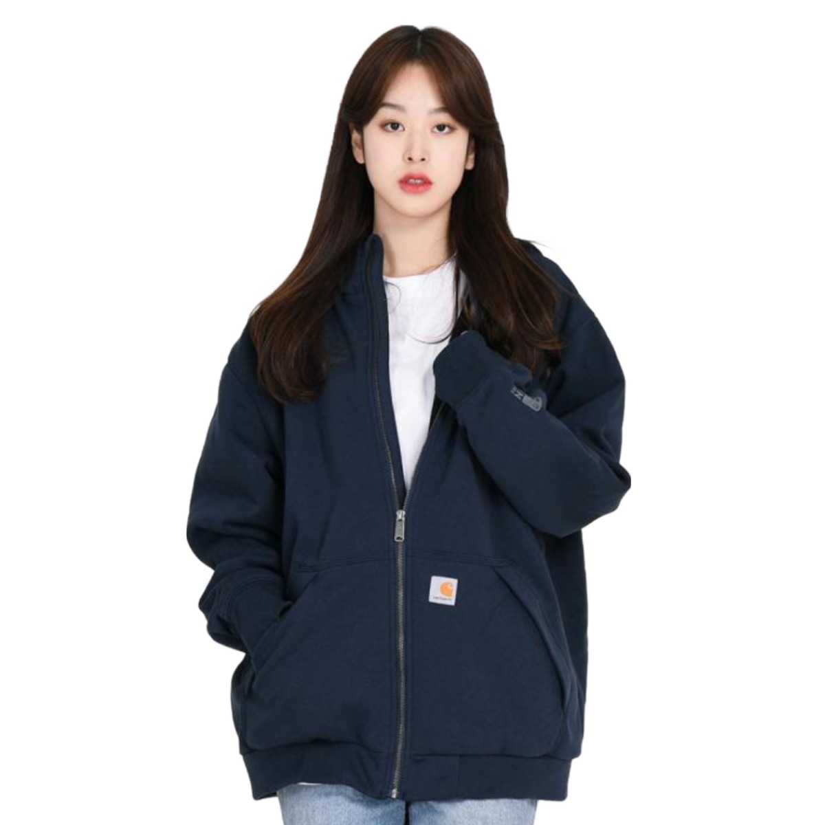 칼하트 (104078) 미드웨이트 써멀 후드집업 BLACK 159,800원