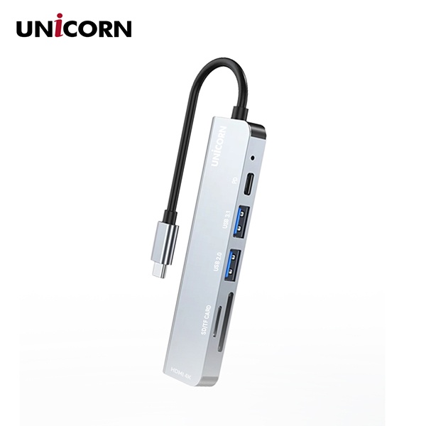 유니콘 C타입 HDMI USB 허브 멀티 카드리더기(6 in 1) TCH-P30 TCH-P30 19,800원