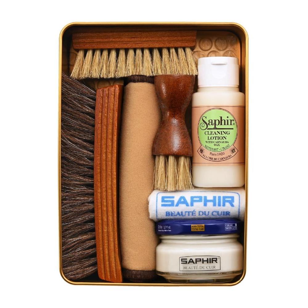 프랑스 사피르 블루 슈 케어 스타터 세트 구두약 광택 가죽 신발 43,300원