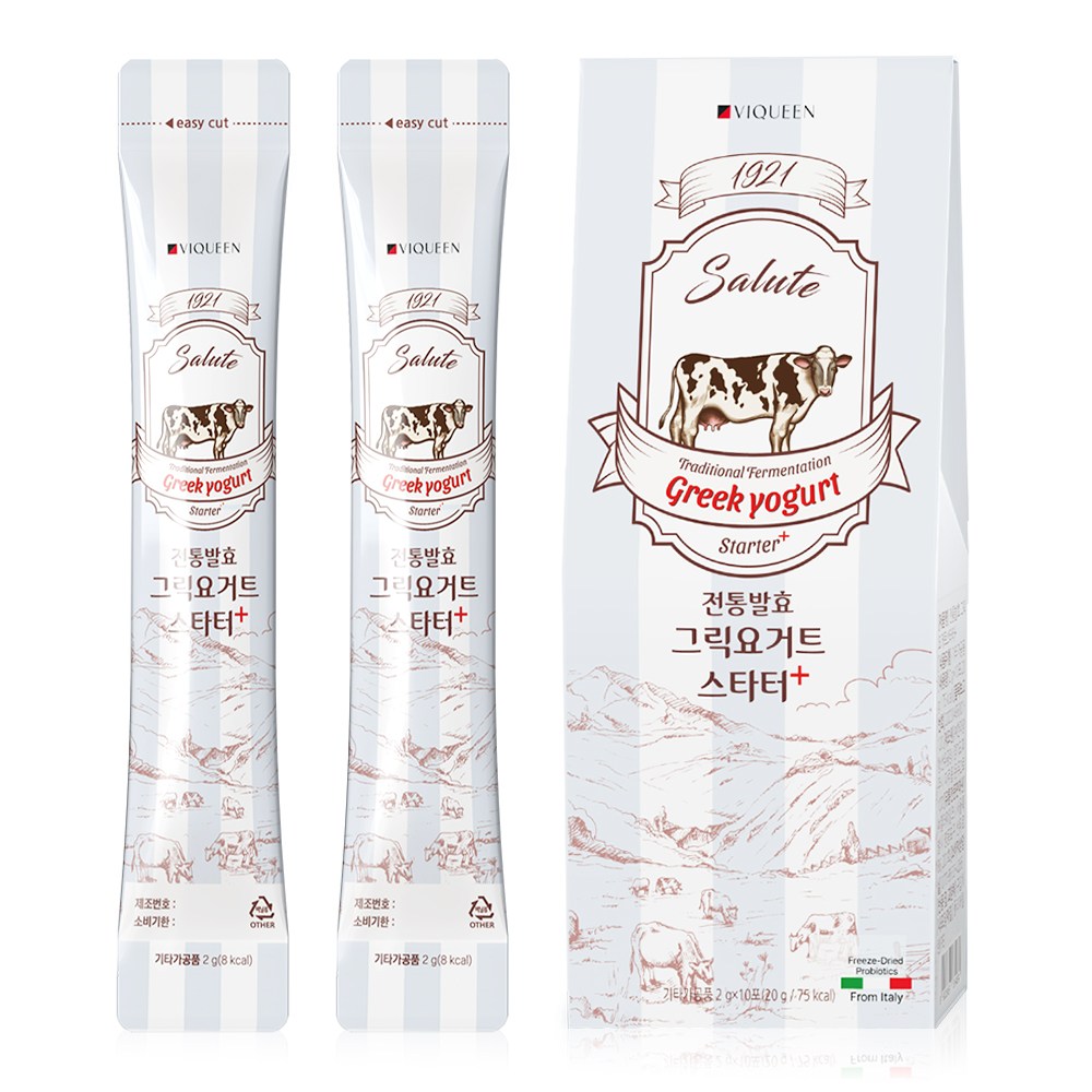 바이퀸 이탈리아 그릭 요거트 스타터 파우더 분말 상온발효, 2g, 10개입, 1개 8,690원