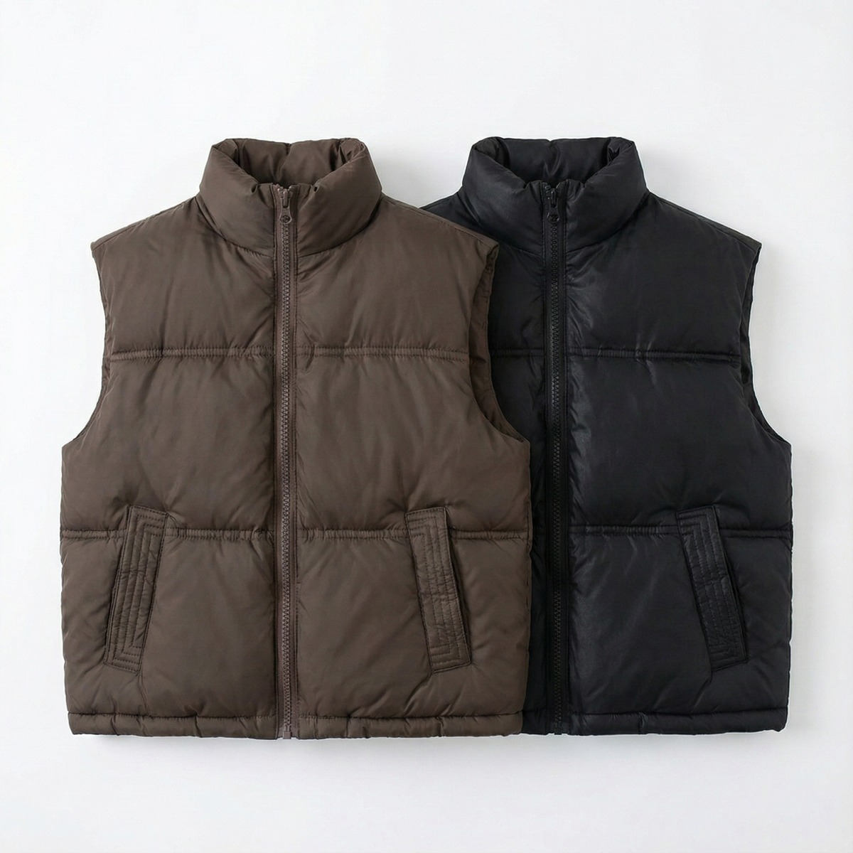 지디오 주니어 패딩 조끼 2개 세트 가죽 베스트 패쪼 봄 간절기 점퍼 초등학생 데일리 아우터 39,900원
