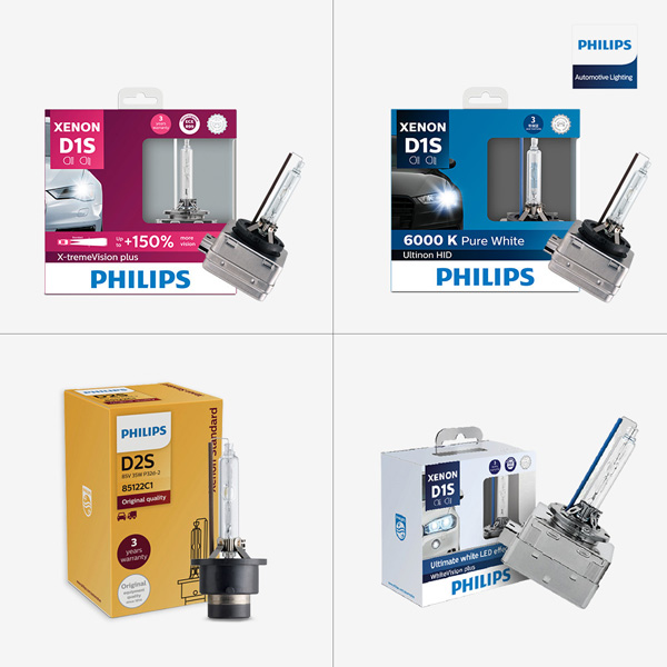 필립스 제논 4종 자동차 전조등 순정형 순정교체형 HID 전구 램프 41,500원