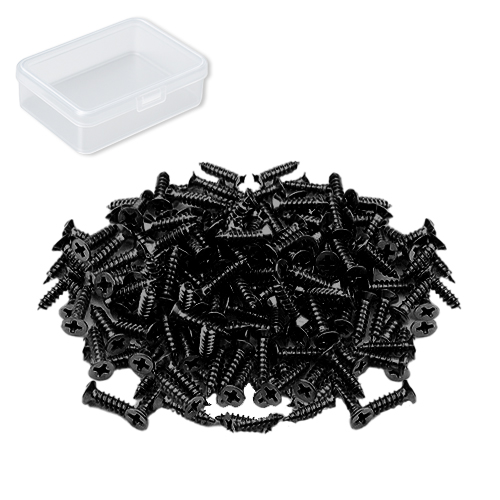 OON 접시머리 탄소강 니켈 도금 십자 나사 블랙 660p, 1개 5,900원