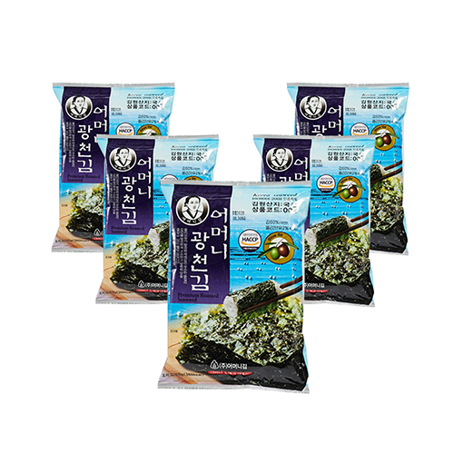 [광천어머니김 본사 발송] (대)전장김, 60g, 5개 16,590원