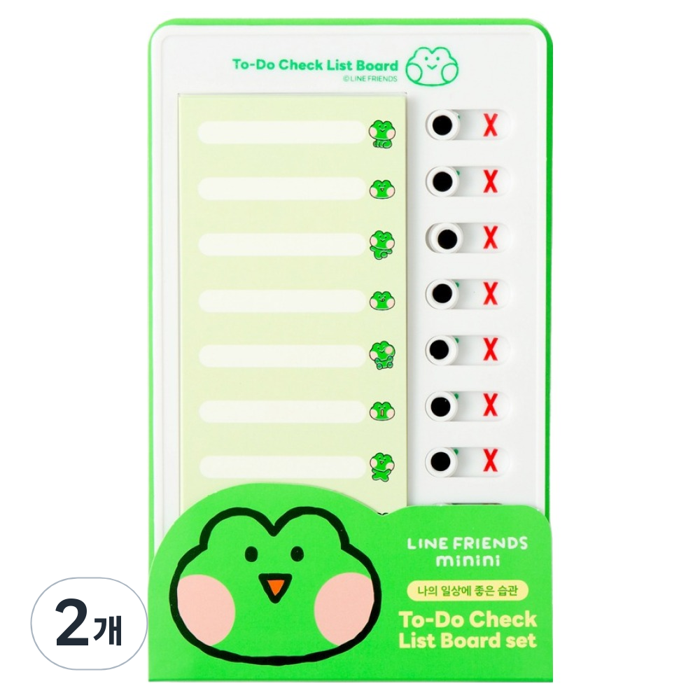 라인프렌즈 미니니 레니니 투두체크리스트보드 15,600원