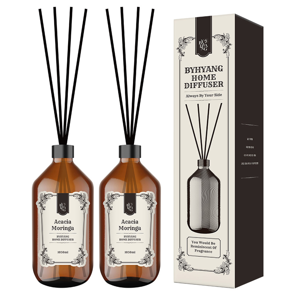 바이향 대용량 홈 디퓨저 2p, 1개, 2.1L, 아카시아모링가 34,300원