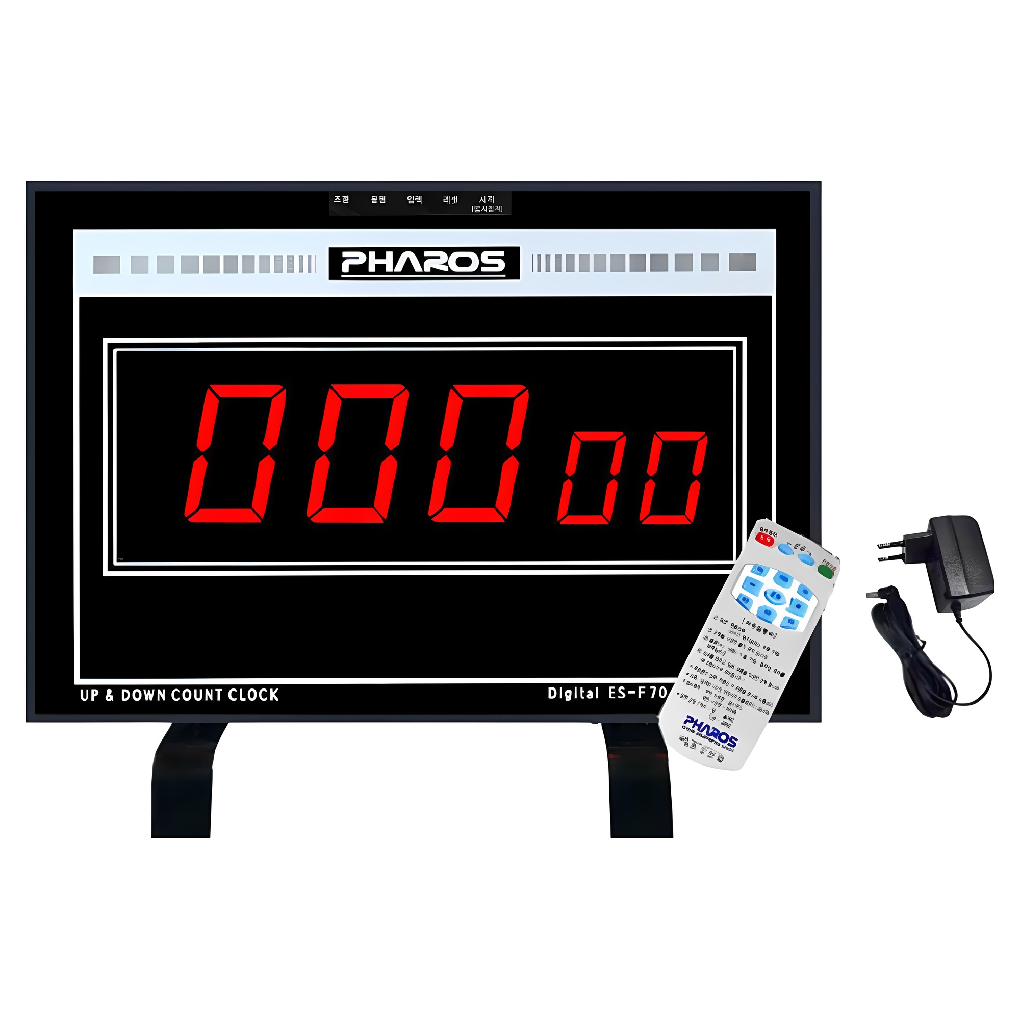 파로스 대형스탑워치/ES-F70R/디지털초시계-타이머-카운터시계-타임타이머-스톱워치-타이머시계-디지털초시계-전자초시계-시간타이머/타이머/회의실시계-스톱워치타이머 스탑워치/시간측정 154,000원