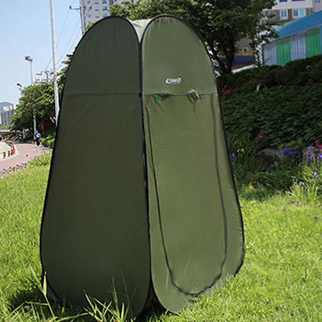 CAMP21 원터치 간이탈의실 샤워텐트, 카키, 1개 20,460원