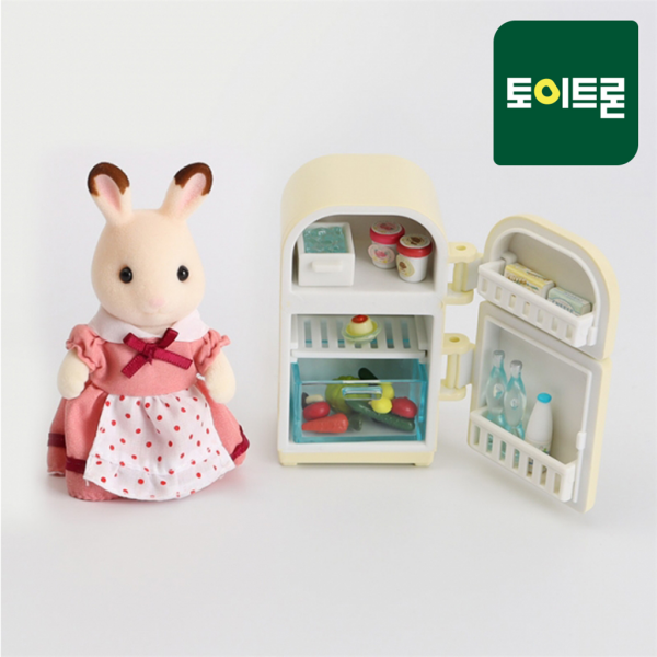 [실바니안패밀리] 5014 쵸콜릿토끼-엄마&냉장고(2202) / 37,000원