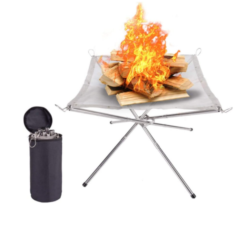 뚜뚜몰 아웃도어 캠핑 접이식 메쉬 불멍 화로대(중형), 1개 11,000원
