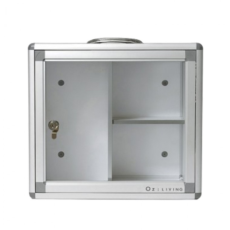 벽걸이형 알루미늄 구급함 중형 이동식 잠금장치 약통 응급약통 구급상자 휴대용 가정용 사무실용 26,860원