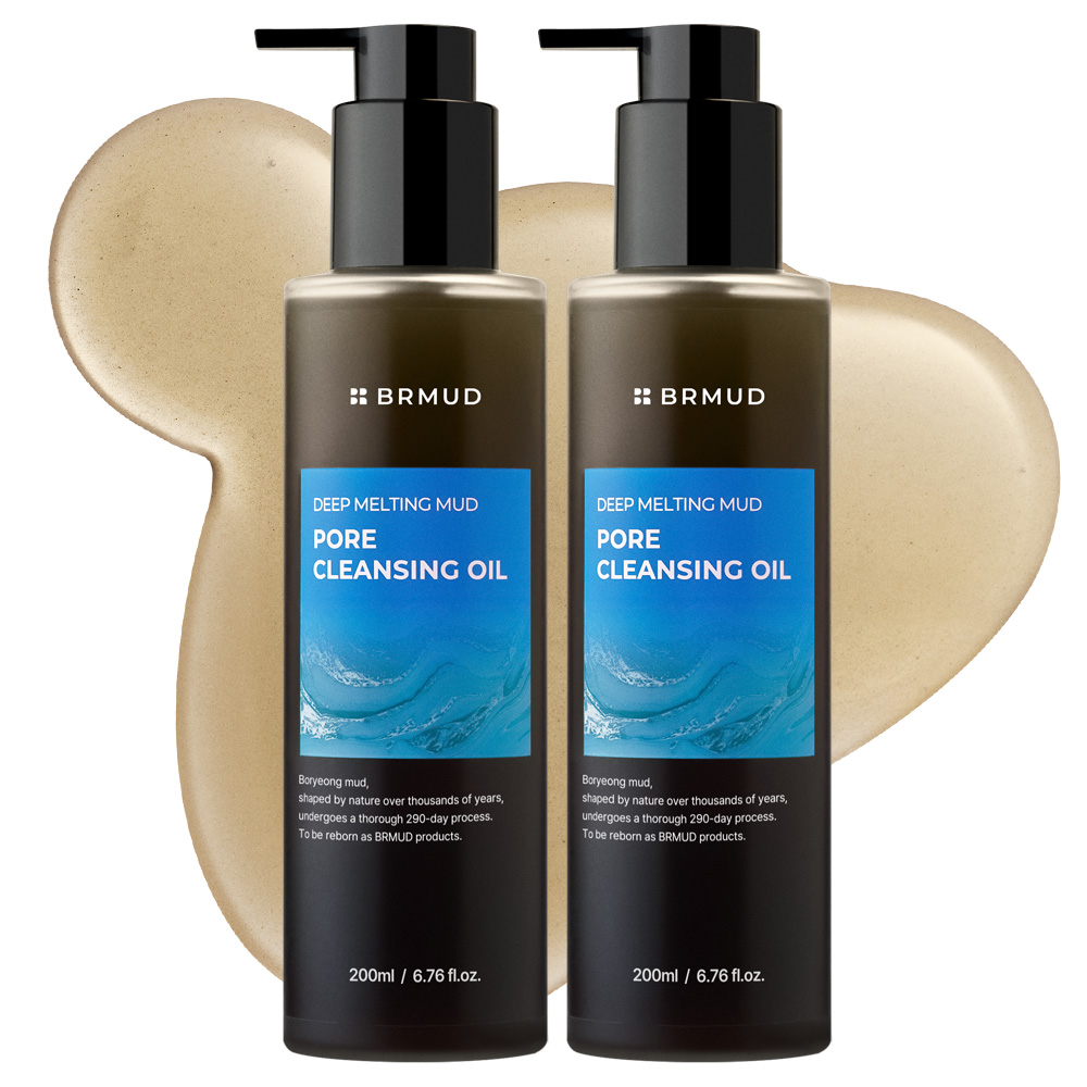비알머드 딥 멜팅 머드 포어 저자극 여드름성 클렌징오일 속눈썹 연장, 2개, 200g 40,190원